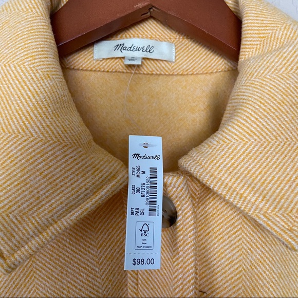 Madewell Brushed Herringbone Knit Shirt 